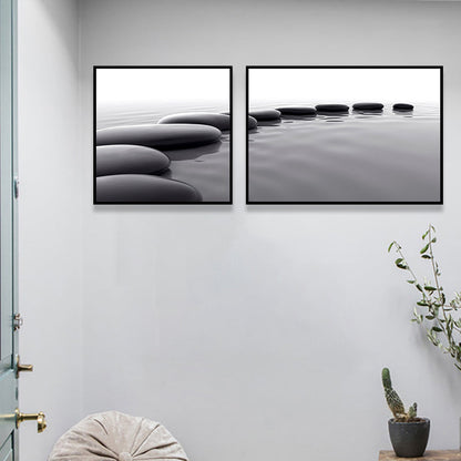 Vivolux | Moderne Zee Brug Wandkunst Lichte Kleur Fotografie Landschap Canvasafdruk voor Kamer