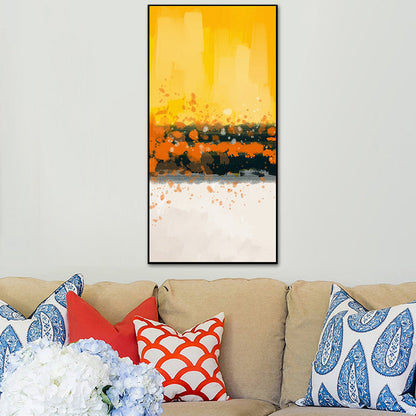 Vivolux | Frische Meerescenographie Leinwand Texturiertes Zeitgenössisches Kunststil für Mädchen Schlafzimmer Wanddekoration