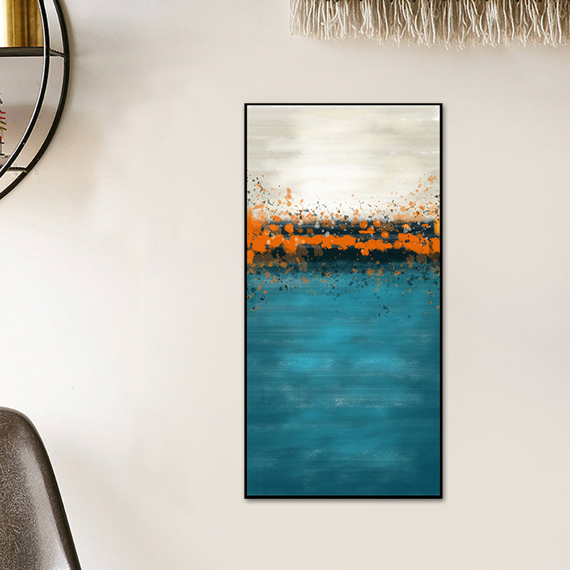 Vivolux | Frische Meerescenographie Leinwand Texturiertes Zeitgenössisches Kunststil für Mädchen Schlafzimmer Wanddekoration