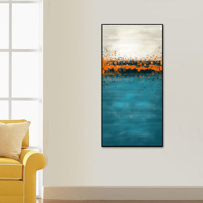 Vivolux | Frische Meerescenographie Leinwand Texturiertes Zeitgenössisches Kunststil für Mädchen Schlafzimmer Wanddekoration