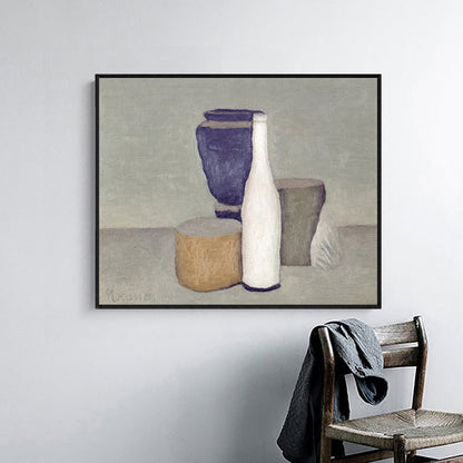 Vivolux | Impressionismus Neat Pots Leinwanddruck Pastellfarbe Texturiertes Gemälde für das Spielzimmer