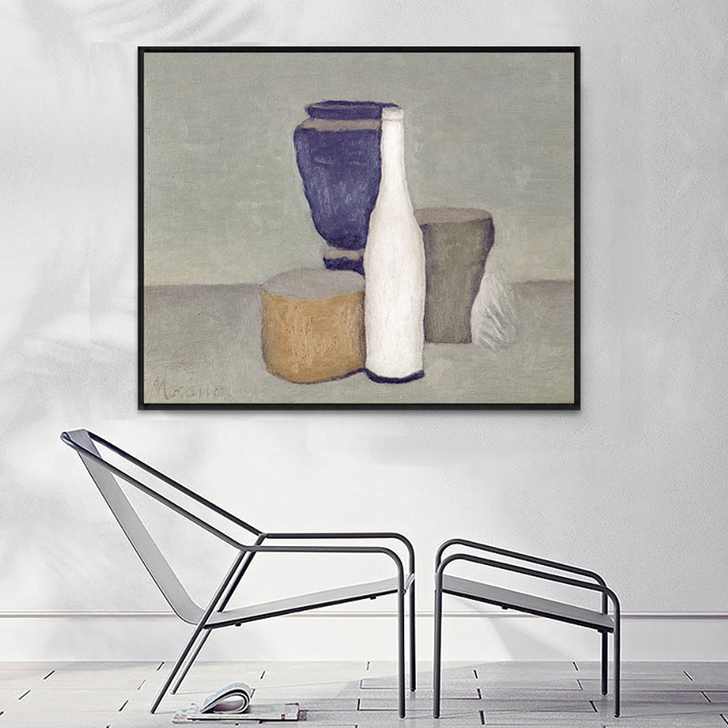 Vivolux | Impressionismus Neat Pots Leinwanddruck Pastellfarbe Texturiertes Gemälde für das Spielzimmer