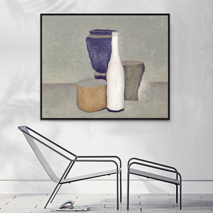 Vivolux | Impressionismus Neat Pots Leinwanddruck Pastellfarbe Texturiertes Gemälde für das Spielzimmer