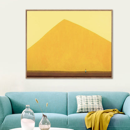 Vivolux | Pastellfarbige Landschaftswandkunst Texturiertes Nordic Wohnzimmer Leinwanddruck, Mehrere Größen