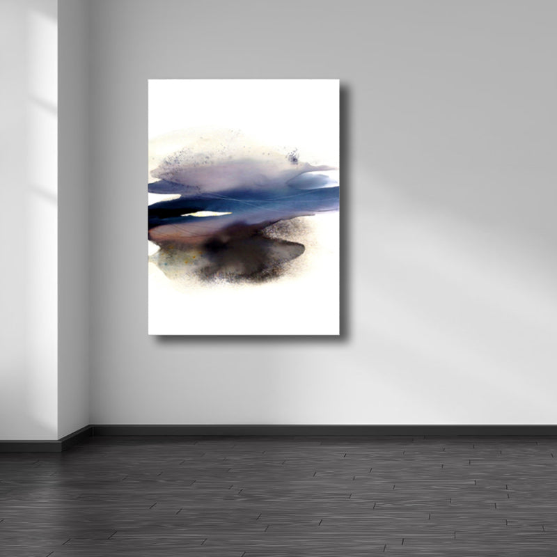 Vivolux | Weiche Farbige Abstrakte Leinwanddruck Aquarell Zeitgenössische Kunst Texturiertes Gemälde für Schlafzimmer