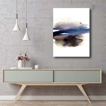 Vivolux | Weiche Farbige Abstrakte Leinwanddruck Aquarell Zeitgenössische Kunst Texturiertes Gemälde für Schlafzimmer