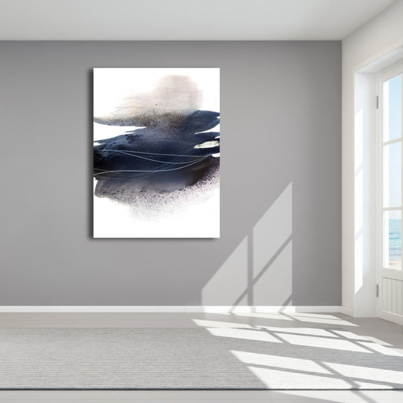 Vivolux | Weiche Farbige Abstrakte Leinwanddruck Aquarell Zeitgenössische Kunst Texturiertes Gemälde für Schlafzimmer