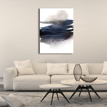 Vivolux | Weiche Farbige Abstrakte Leinwanddruck Aquarell Zeitgenössische Kunst Texturiertes Gemälde für Schlafzimmer