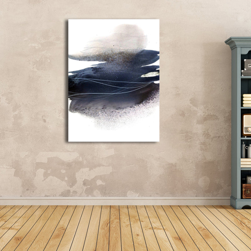 Vivolux | Weiche Farbige Abstrakte Leinwanddruck Aquarell Zeitgenössische Kunst Texturiertes Gemälde für Schlafzimmer