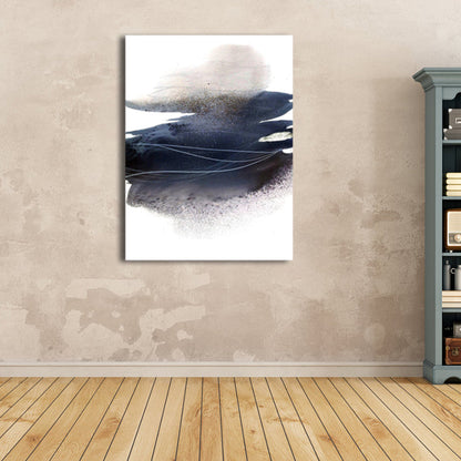 Vivolux | Weiche Farbige Abstrakte Leinwanddruck Aquarell Zeitgenössische Kunst Texturiertes Gemälde für Schlafzimmer