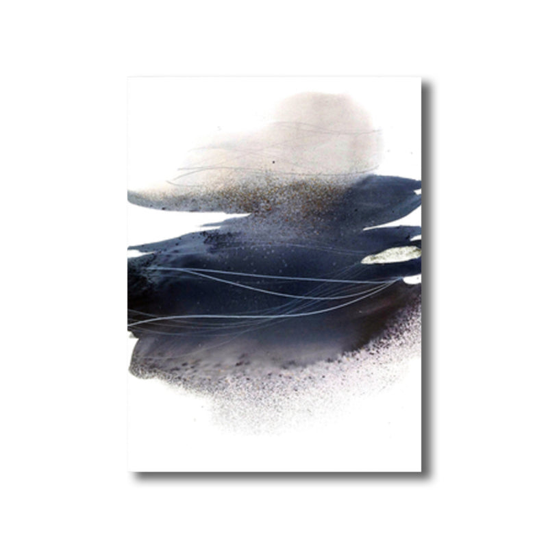 Vivolux | Weiche Farbige Abstrakte Leinwanddruck Aquarell Zeitgenössische Kunst Texturiertes Gemälde für Schlafzimmer