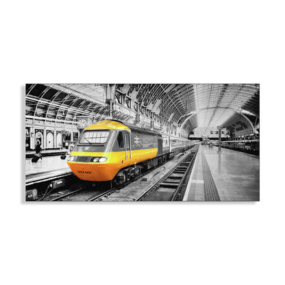 Vivolux | Fahrzeug-Szene-Leinwanddruck strukturiert Vintage-Stil für Mädchenzimmer Malerei