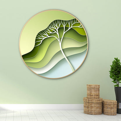 Vivolux | Bladeren Wanddecoratie Moderne Doek Gevarieerd Schilderij in Licht Kleur, Meerdere Maten