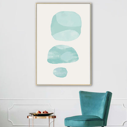 Vivolux | Zachte Kleur Abstracte Wanddecoratie Textuur Cartoon Kinderkamer Canvas Print, Meerdere Maten