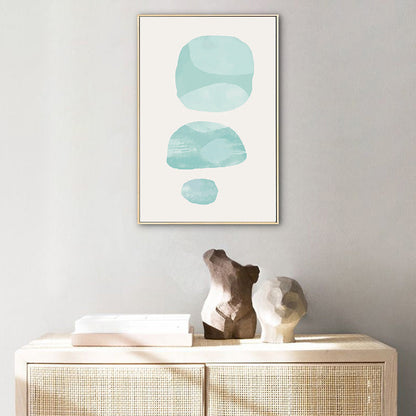 Vivolux | Zachte Kleur Abstracte Wanddecoratie Textuur Cartoon Kinderkamer Canvas Print, Meerdere Maten