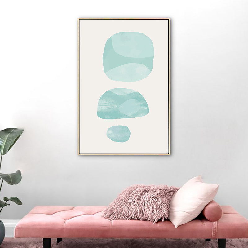 Vivolux | Zachte Kleur Abstracte Wanddecoratie Textuur Cartoon Kinderkamer Canvas Print, Meerdere Maten