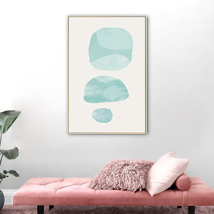 Vivolux | Zachte Kleur Abstracte Wanddecoratie Textuur Cartoon Kinderkamer Canvas Print, Meerdere Maten