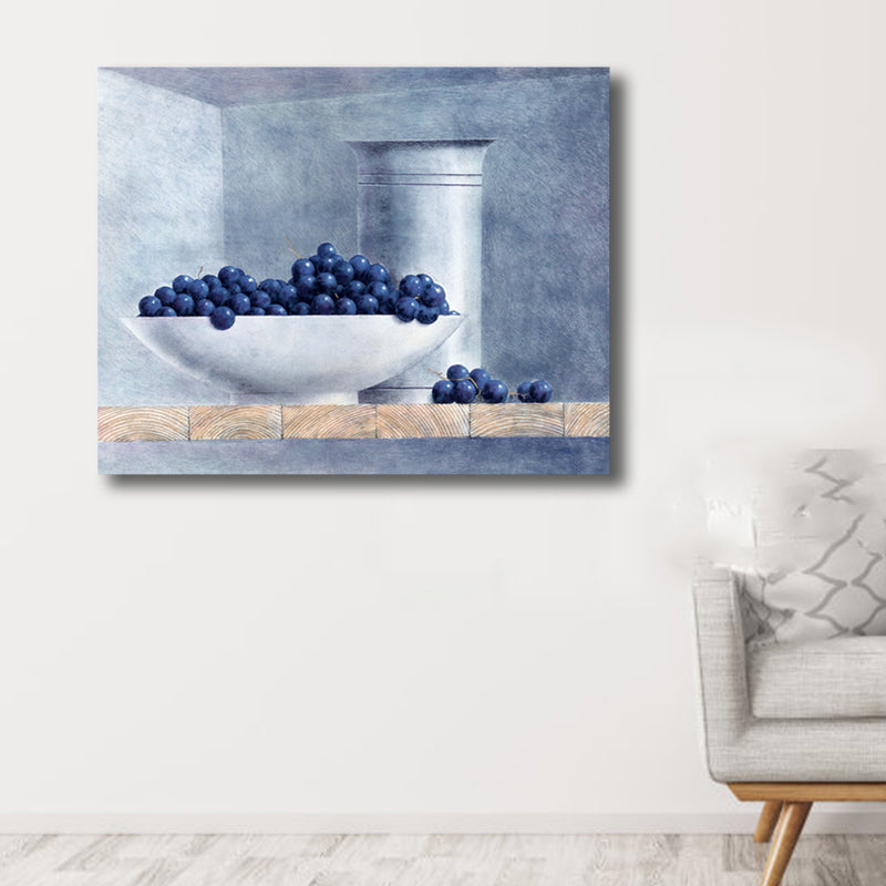 Vivolux | Helle Farbige Leckere Früchte Leinwand Moderne Kunst Stil Texturierten Wanddekoration für Wohnzimmer