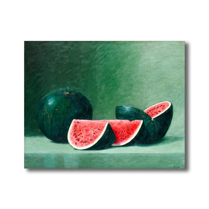 Vivolux | Helle Farbige Leckere Früchte Leinwand Moderne Kunst Stil Texturierten Wanddekoration für Wohnzimmer