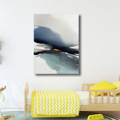 Vivolux | Irreguläre abstrakte Wanddekoration moderne Kunst Leinwand texturiertes Gemälde in hellen Farben