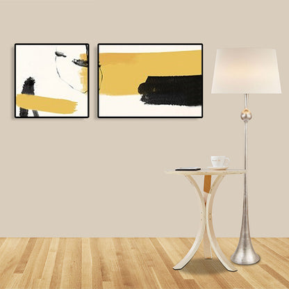Vivolux | Abstracte Schilderij Canvas Print Multi-Stück Moderne Schlafzimmer Wanddekoration in Sanften Farben