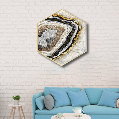 Vivolux | Weiche Farb-Marmor-Look-Leinwand Nordischer Stil Texturiertes Wandkunst-Dekor für das Wohnzimmer