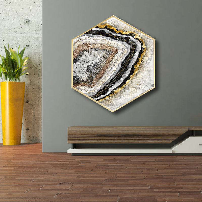 Vivolux | Weiche Farb-Marmor-Look-Leinwand Nordischer Stil Texturiertes Wandkunst-Dekor für das Wohnzimmer
