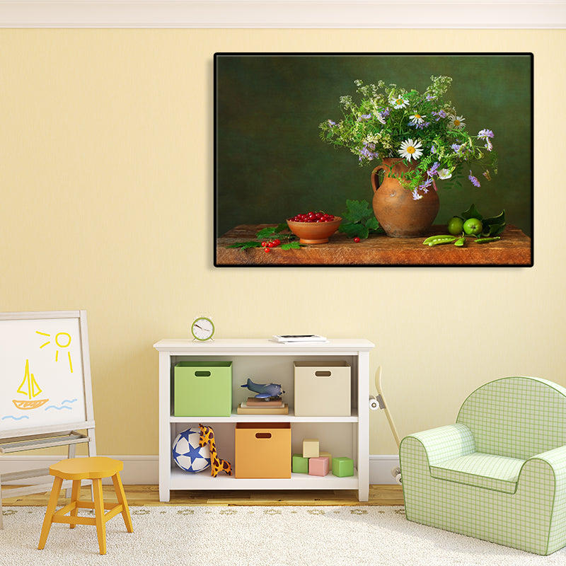 Vivolux | Leinwand Pastellfarbige Kunstdruck Impressionismus Stil Blumenmalerei, Mehrere Größen