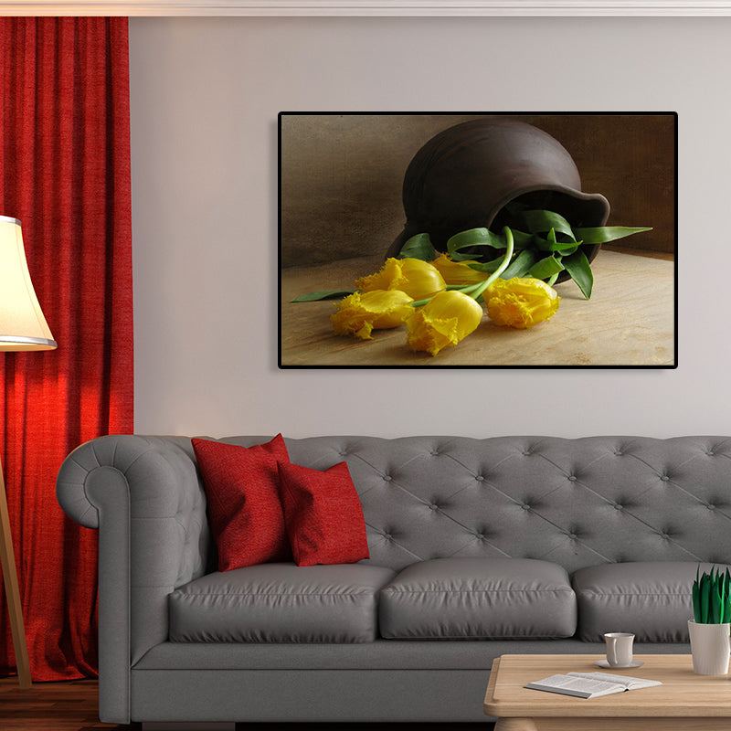 Vivolux | Leinwand Pastellfarbige Kunstdruck Impressionismus Stil Blumenmalerei, Mehrere Größen