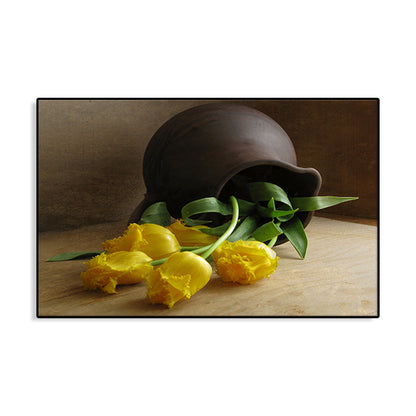 Vivolux | Leinwand Pastellfarbige Kunstdruck Impressionismus Stil Blumenmalerei, Mehrere Größen