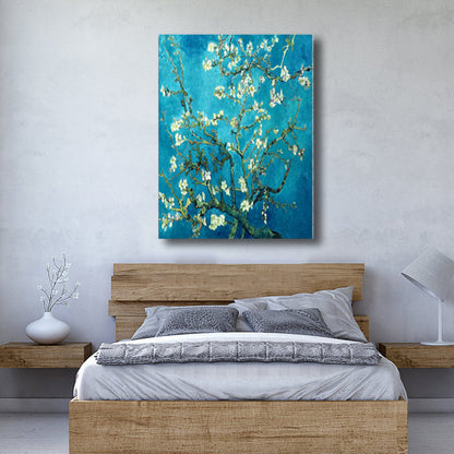 Vivolux | Zeitgenössische Kunst Blumenbaum Leinwand Pastellfarbe Texturiertes Gemälde für das Wohnzimmer