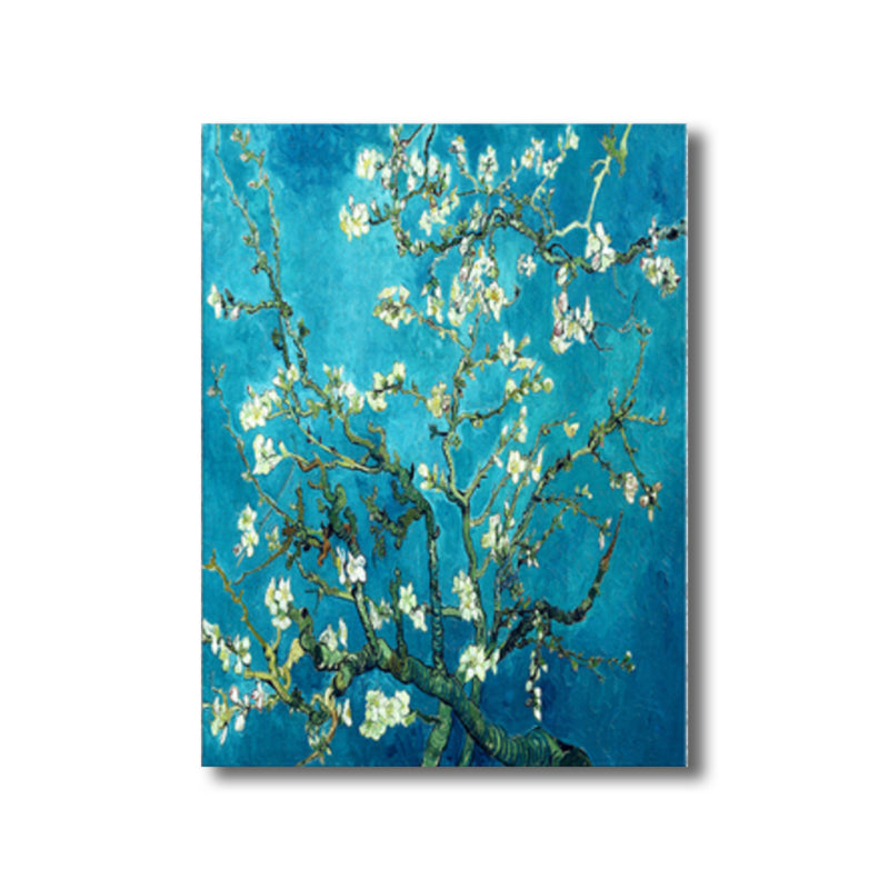 Vivolux | Zeitgenössische Kunst Blumenbaum Leinwand Pastellfarbe Texturiertes Gemälde für das Wohnzimmer