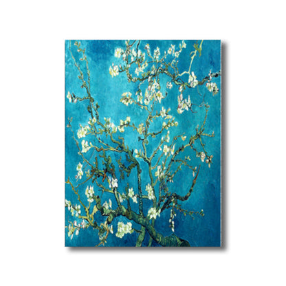Vivolux | Zeitgenössische Kunst Blumenbaum Leinwand Pastellfarbe Texturiertes Gemälde für das Wohnzimmer