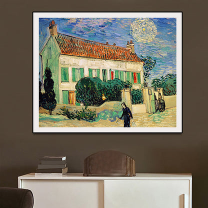 Vivolux | Texturierte Landhaus Wandkunst Dekor Leinwand Impressionismus Gemälde für das Wohnzimmer