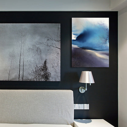 Vivolux | Abstrakte Wanddekoration zeitgenössische Kunst Texturiert Schlafzimmer Leinwanddruck, mehrere Größen