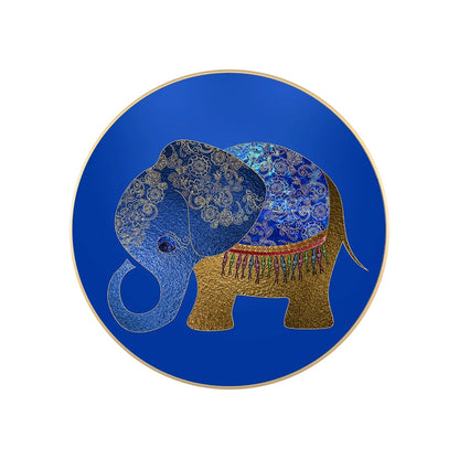 Vivolux | Elefant Wandkunst Dekor Texturiert Asiatischer Stil für Esszimmer Eingewickelte Leinwand