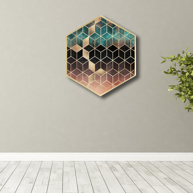 Vivolux | Pastel Kleur Abstract Schilderij Textuur Canvas Muurkunst voor Slaapkamer, Meerdere Maten