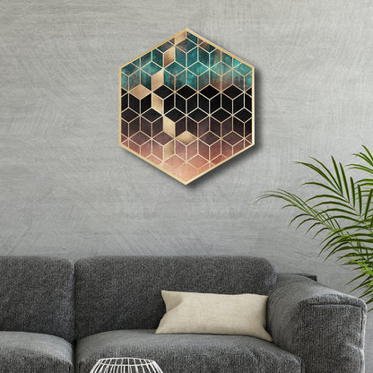 Vivolux | Pastel Kleur Abstract Schilderij Textuur Canvas Muurkunst voor Slaapkamer, Meerdere Maten