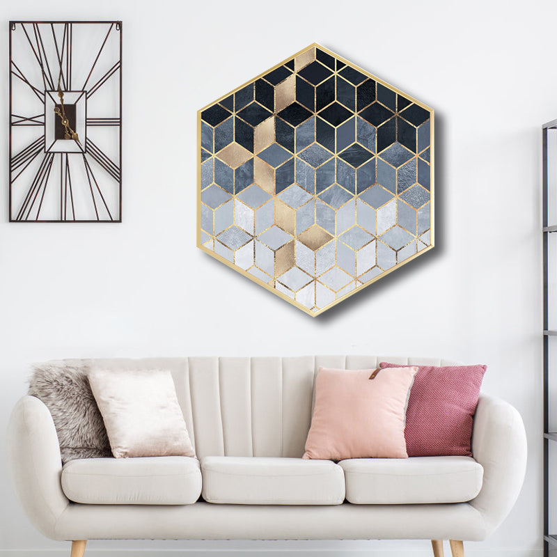 Vivolux | Pastel Kleur Abstract Schilderij Textuur Canvas Muurkunst voor Slaapkamer, Meerdere Maten