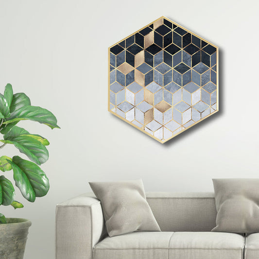 Vivolux | Pastel Kleur Abstract Schilderij Textuur Canvas Muurkunst voor Slaapkamer, Meerdere Maten