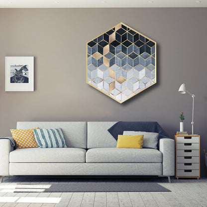 Vivolux | Pastel Kleur Abstract Schilderij Textuur Canvas Muurkunst voor Slaapkamer, Meerdere Maten