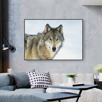 Vivolux | Afrikanisches Grasland Tier Kunstdruck Zeitgenössische Texturierte Leinwand für das Wohnzimmer