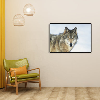 Vivolux | Afrikanisches Grasland Tier Kunstdruck Zeitgenössische Texturierte Leinwand für das Wohnzimmer