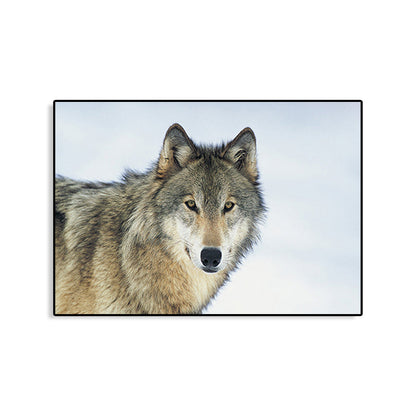 Vivolux | Afrikanisches Grasland Tier Kunstdruck Zeitgenössische Texturierte Leinwand für das Wohnzimmer