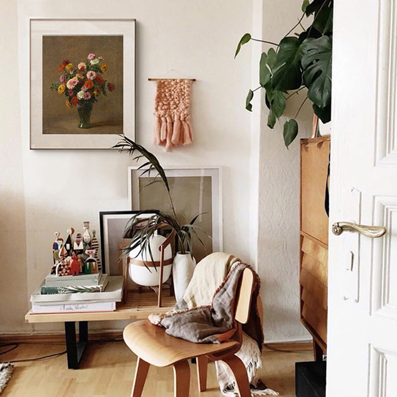 Vivolux | Impressionismus Stil Bouquet Kunst Druck Leinwand Helle Farbe Ölmalerei Wanddekoration