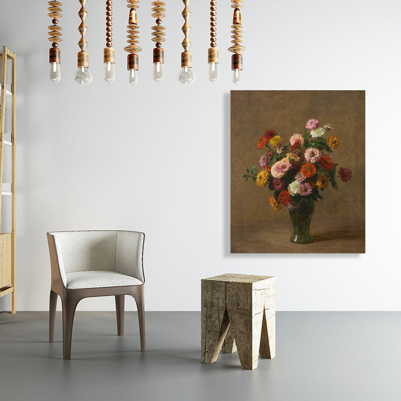 Vivolux | Impressionismus Stil Bouquet Kunst Druck Leinwand Helle Farbe Ölmalerei Wanddekoration