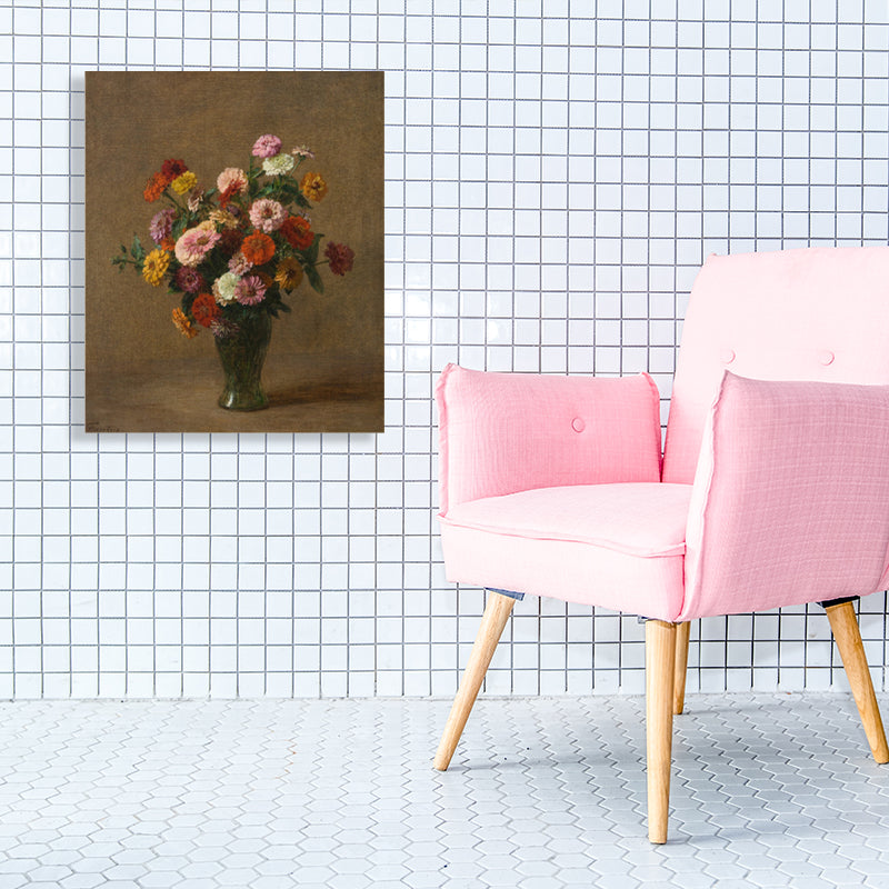 Vivolux | Impressionismus Stil Bouquet Kunst Druck Leinwand Helle Farbe Ölmalerei Wanddekoration