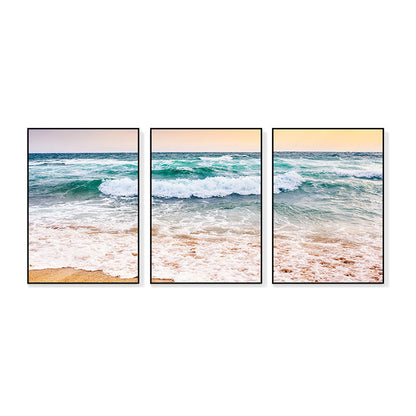 Vivolux | Vast Sea Scenery Leinwanddruck für das Esszimmer Fotografie Wandkunst Dekor, Set von drei