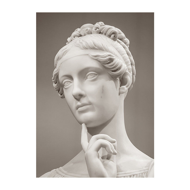 Vivolux | Lichtfarbe Skulptur Malerei Texturiert Vintage Stil Esszimmer Eingewickelte Leinwand