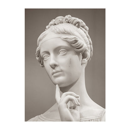 Vivolux | Lichtfarbe Skulptur Malerei Texturiert Vintage Stil Esszimmer Eingewickelte Leinwand